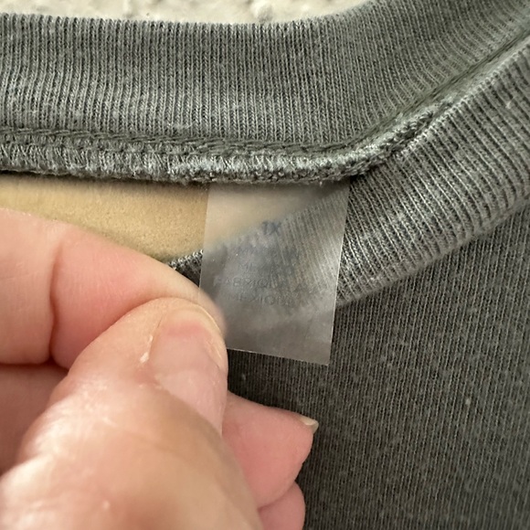 Sejour 1x grayish green top With A Boat Neck Preowned. - Picture 6 of 10